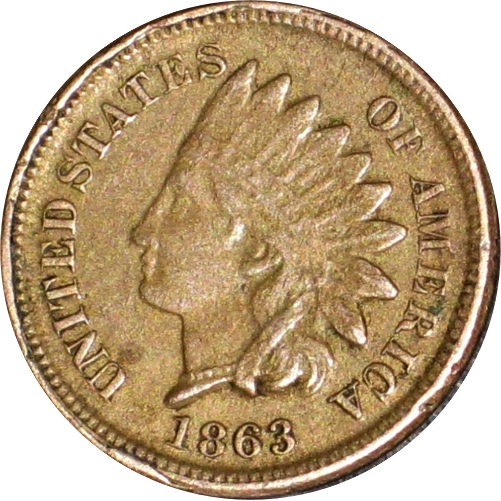 1863-Indian-Head-Cent-#3